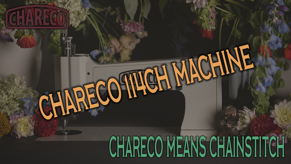 Chareco 114CH - Chainstitch Embroidery Machine woohoo