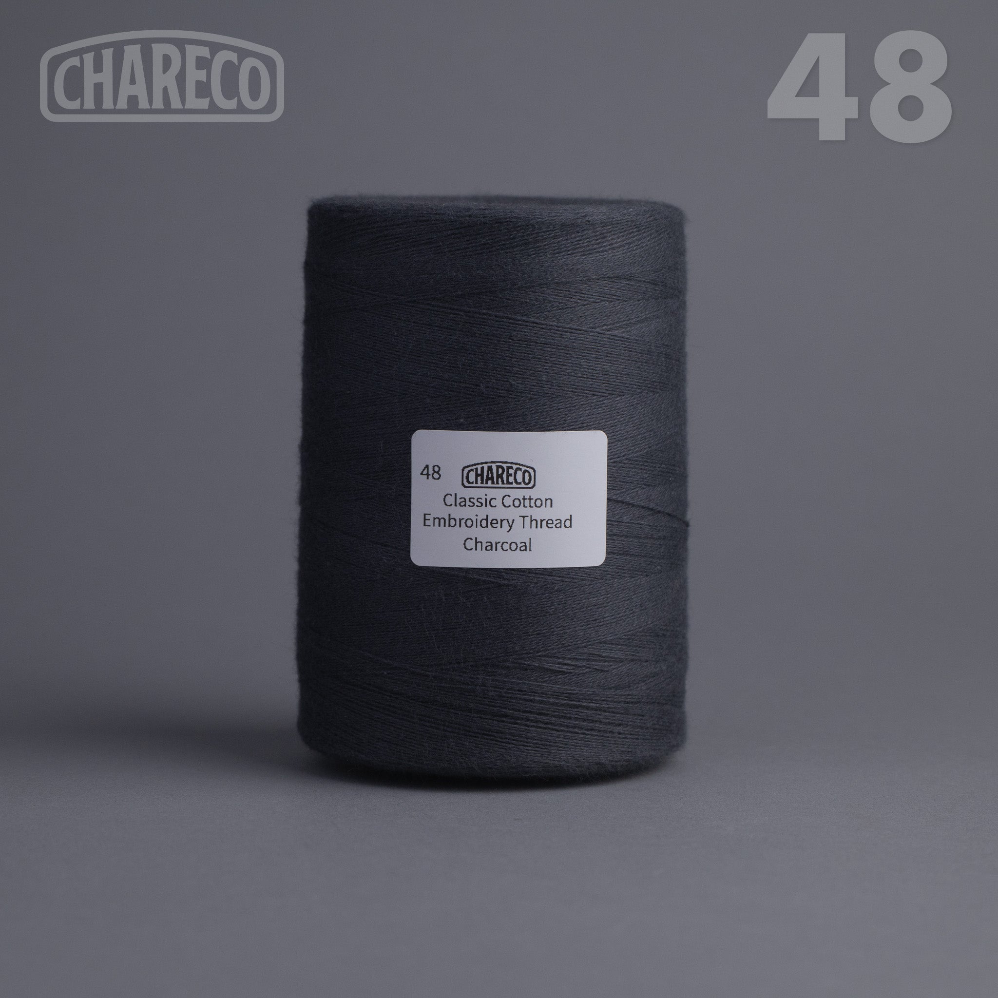 Chainstitch Embroidery Thread Charcoal
