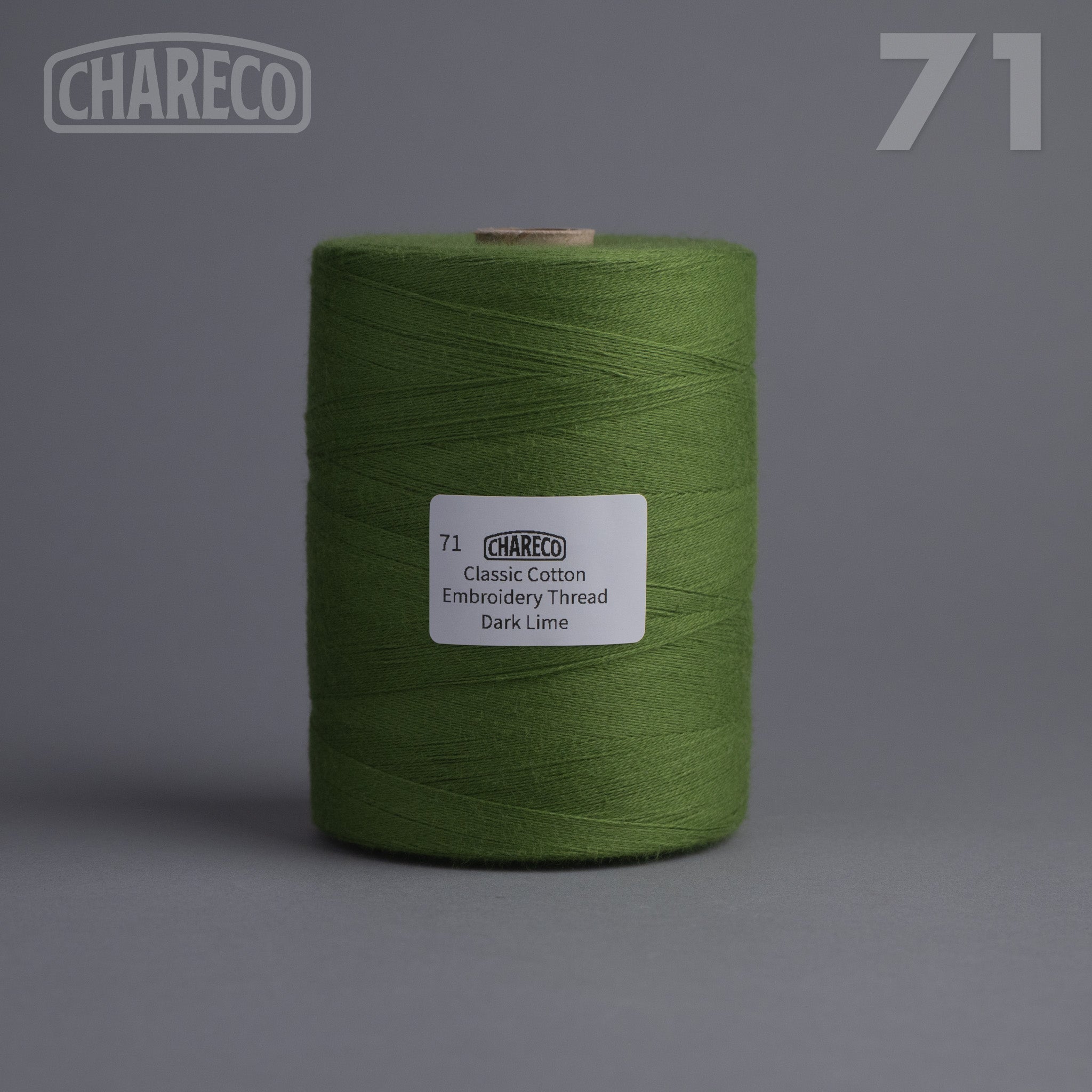 Chainstitch Embroidery Thread Dark Lime