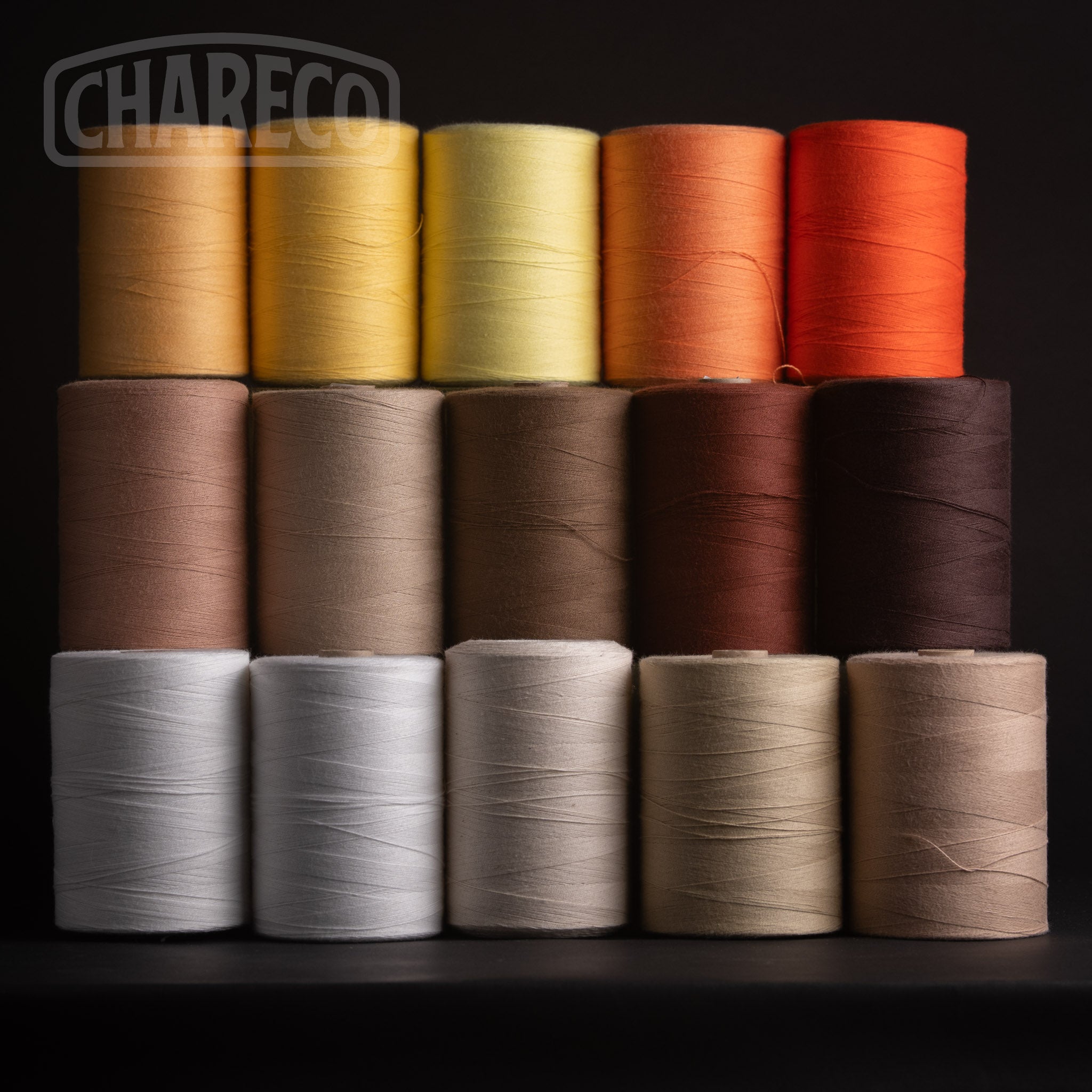 Chareco Classic Cotton Chainstitch Embroidery Thread - 80 Colors
